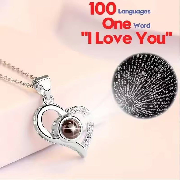Heart Rose Necklace with Gift Box - WarmLove
