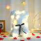 Artificial Teddy Bear with Rose Flower in a Box - WarmLove