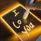 CoupleGlow – USB LED Love Note Lamp - WarmLove