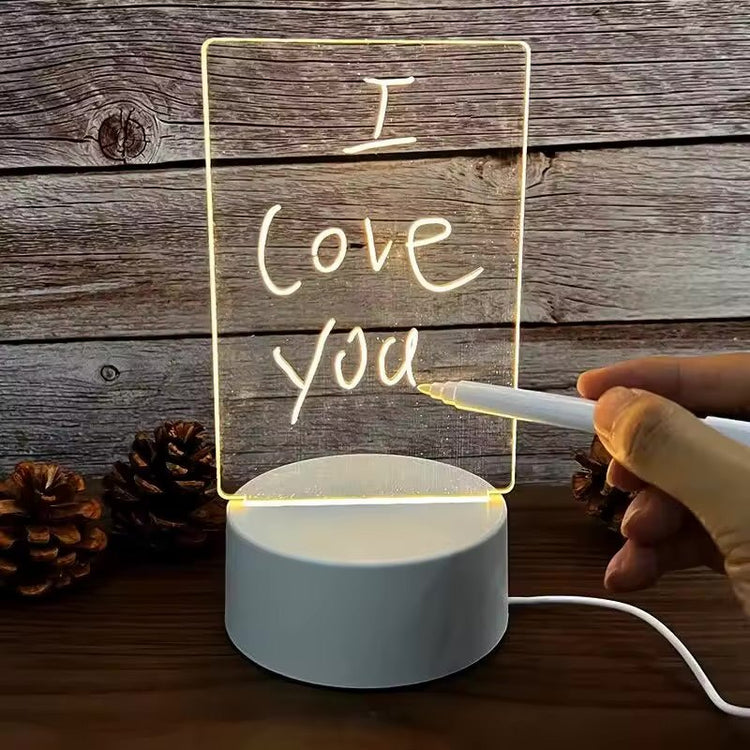 CoupleGlow – USB LED Love Note Lamp - WarmLove